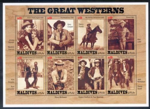 Maldives the Great Westerns Sheet Unmounted mint