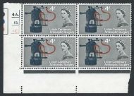 1965 Lister 4d (Ord) Dot Cylinder With 2 Varieties - MNH