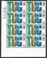 1968 British Anniversaries 4d Dot Cylinder With Variety - MNH