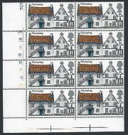 1970 Rural Architecture 5d Cylinder Block - Missing Cylinder Number MNH