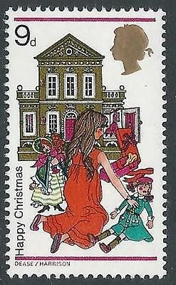 1968 Christmas 9d - Phosphor Omitted - MNH