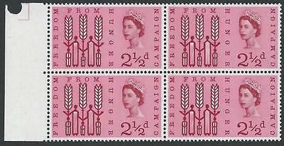 1963 Freedom From Hunger 2 1 2d (Ord) - Listed Flaw - Broken R R16 2 - MNH