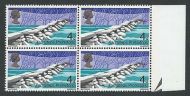 1968 Bridges 4d - Listed Flaw - No Curve to Slab R10 6 - MNH