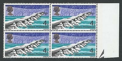 1968 Bridges 4d - Listed Flaw - No Curve to Slab R10 6 - MNH