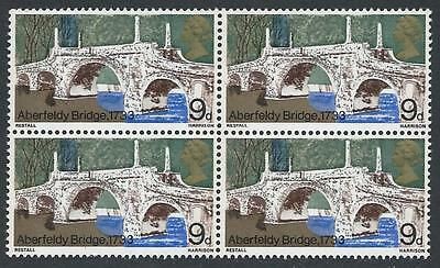 1968 Bridges 9d - Listed Flaw - HARRISON and RESTALL Redrawn - MNH