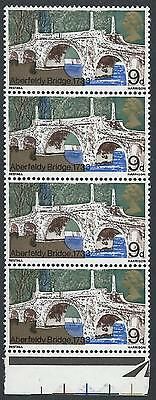 1968 Bridges 9d - Listed Flaw - HARRISON Redrawn - MNH