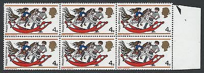 1968 SG 775F Christmas 4d - Listed Flaw - Retouched Dapples - MNH