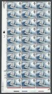 1967 Chichester Cylinder Quarter Sheet With Varieties - MNH