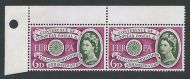 Sg 621a 1960 CEPT Europa 6d - Listed Flaw - Broken Diadem - UNMOUNTED MINT