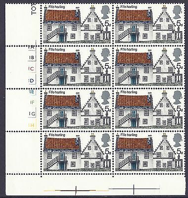 1970 Rural Architecture (Cottages) 5d Cylinder Block - MNH