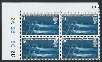 1970 Commonwealth Games 1 6 Cylinder 2A...2D No Dot - MNH
