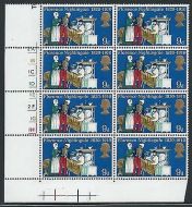 1970 General Anniversaries 9d Cylinder Block - MNH