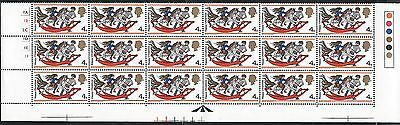 1968 Christmas 4d Cylinder 1A...1F Bottom 3 Rows - MNH