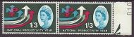 1962 sg 633pa NPY 1 3 phos narrow right band - MNH