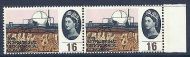 1964 sg654pa Geographical 1 6 (Phos) - Listed Variety - Narrow Band Right - MNH