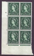 1½d Multi Crowns on White cylinder 15 No Dot perf type A(E I) UNMOUNTED MINT