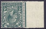 1924 4d Grey Green Block Cypher Spec N39-2 Watermark Inverted UNMOUNTED MINT MNH