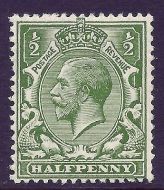 N14(8) ½d Yellow Green Royal Cypher UNMOUNTED MINT MNH