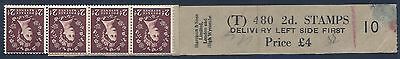 2d Edward Crown watermark sideways Delivery Coil leader T 10 MNH