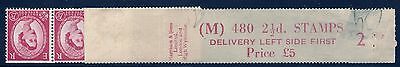 2½d Multi Crown watermark sideways Delivery Coil leader M 2 MNH