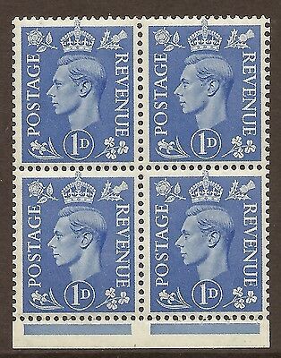 QB16a perf type I -1d Light Ultramarine Booklet pane UNMOUNTED MINT