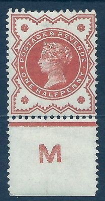 ½d Vermilion Jubilee control M perf single UNMOUNTED MINT