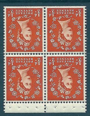 SB2a ½d x 4 Wilding booklet pane perf type P UNMOUNTED MNT MNH