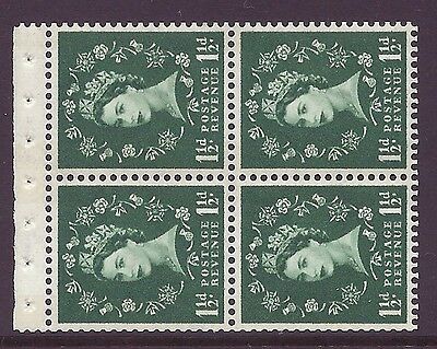 SB75 Wilding booklet pane Crowns Left perf type AP UNMOUNTED MNT MNH