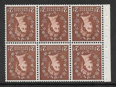 SB78a Wilding booklet pane Edward perf type I UNMOUNTED MNT MNH
