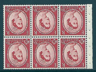 SB82a Wilding booklet pane Crown Cream perf type I UNMOUNTED MNT MNH