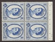 SB106a Wilding booklet pane Crowns perf type I UNMOUNTED MNT MNH