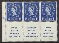 SB29 Wilding booklet Se-tenant pane cylinder F6 Dot UNMOUNTED MNT MNH