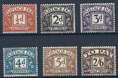 Sg D40 - D45 1954 Tudor Crown Full set of Postage Dues UNMOUNTED MINT/MNH