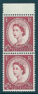 2½d Wilding Multi Crowns variety - Doctor Blade Flaw UNMOUNTED MINT MNH