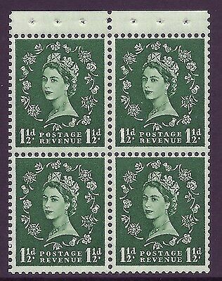 SB63 Wilding booklet pane Edward perf type P UNMOUNTED MNT MNH