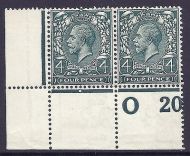 N23(3) 4d Deep Grey Green Royal Cypher control O 20 perf UNMOUNTED MINT MNH