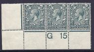 N23(5) 4d Pale Slate Green Royal Cypher control G 15 perf MOUNTED MINT