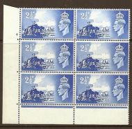 Sg C2 1948 Channel Islands Cylinder 4 No Dot perf type 6B(E P) UNMOUNTED MINT
