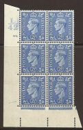2½d Pale Blue Cylinder Control L42 99 Dot perf 5(E I) UNMOUNTED MINT MNH