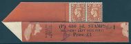 Sg 503 1/2d GVI Colour change horizontal Delivery Coil leader P 1 UNMOUNTED MINT