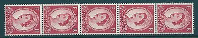 S56b Vertical Wilding M C on Cream type I Coil strip UNMOUNTED MINT  MNH