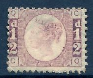 sg48 ½d Rose Red Plate 11 Lettered C-Q MOUNTED MINT