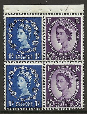 SB35 Wilding booklet pane Crown Left perf type I UNMOUNTED MNT MNH