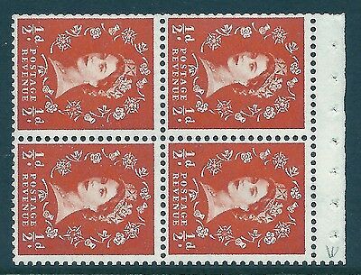 SB10a ½d Crowns right Wilding booklet pane perf type AP UNMOUNTED MNT/MNH