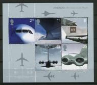 MS2289 2002 Airliners miniature sheet UNMOUNTED MINT/MNH
