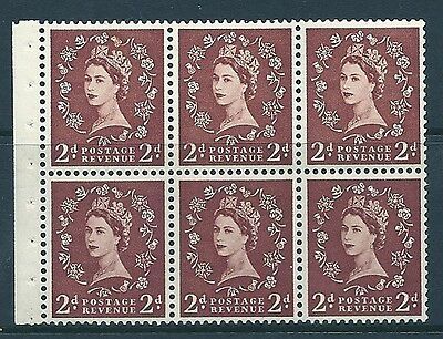 SB78 Wilding booklet pane Edward perf type Ie top UNMOUNTED MNT MNH