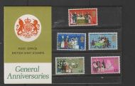 1970 General Anniversaries Presentation pack type A UNMOUNTED MINT