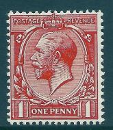 N16(6)b 1d Deep Brick Red Royal Cypher wmk inv with copy RPS cert UNMOUNTED MINT