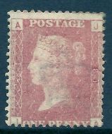 1d Penny Red plate 81 lettered J-A UNMOUNTED MINT MNH