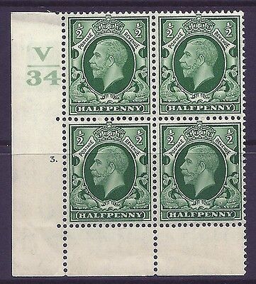 1934 1 2d Photogravure cyl blk V34 3 Dot perf 6B UNMOUNTED MINT